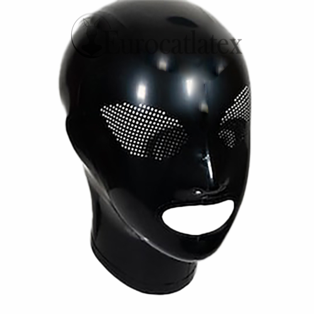 Men Formal Wear Vest - latex fetish man Rubber Hood, Sexy