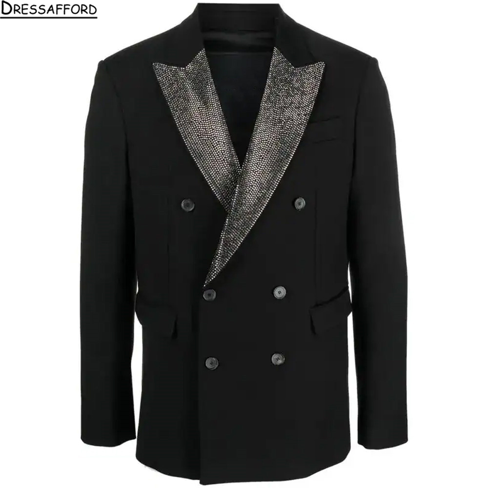 Elegant Formal Men'S Wear - Formal Diamond Luxury Suit Set For