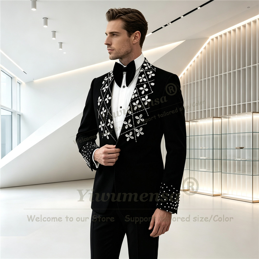 Metallic Jewelry Ornament Suit - Men'S Formal Wear Jewelry recension och pris