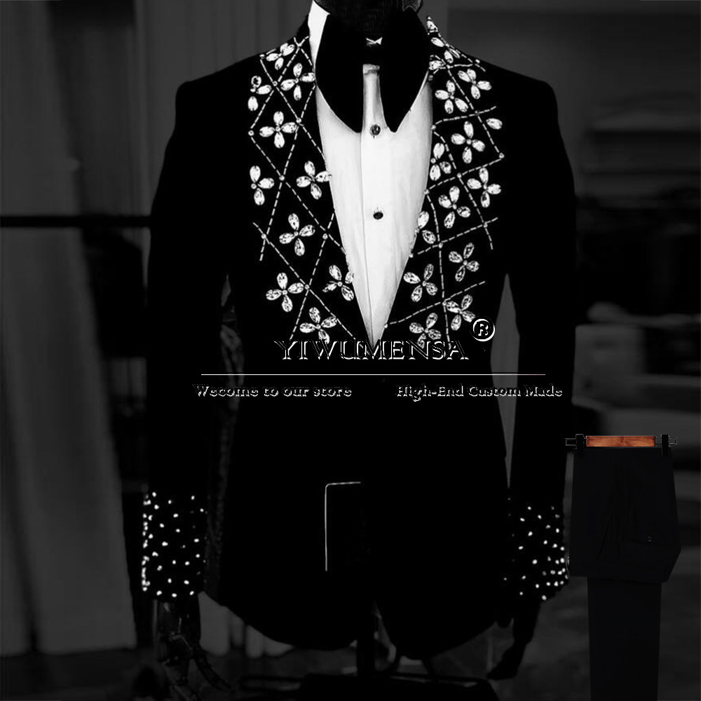 Metallic Jewelry Ornament Suit - Men'S Formal Wear Jewelry recension och pris