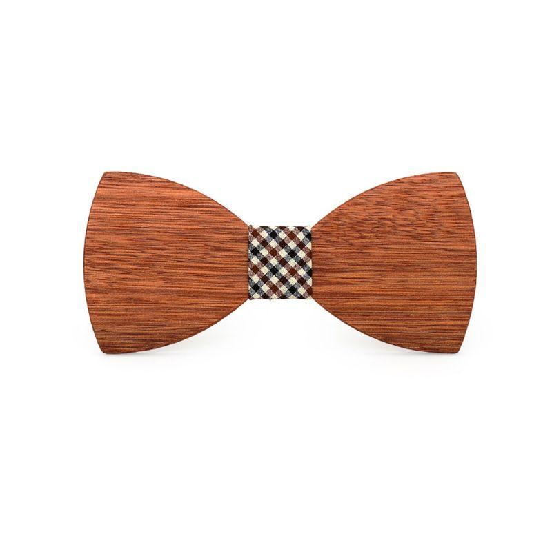 Y5GC Simple Men's Suit Wooden  - Men'S Formal Wear Bow Ties recension och pris