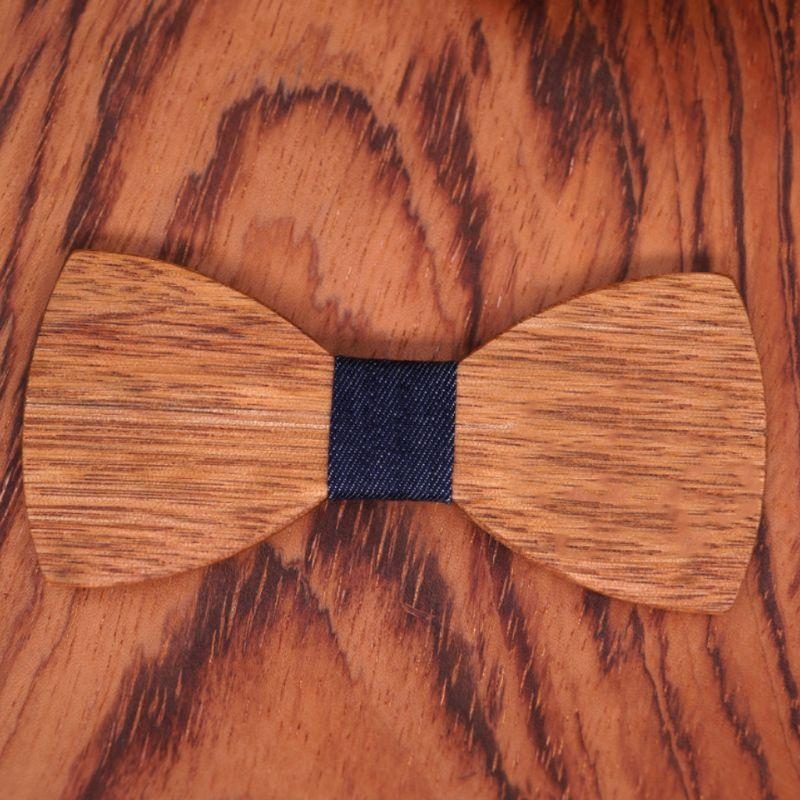 Y5GC Simple Men's Suit Wooden  - Men'S Formal Wear Bow Ties recension och pris