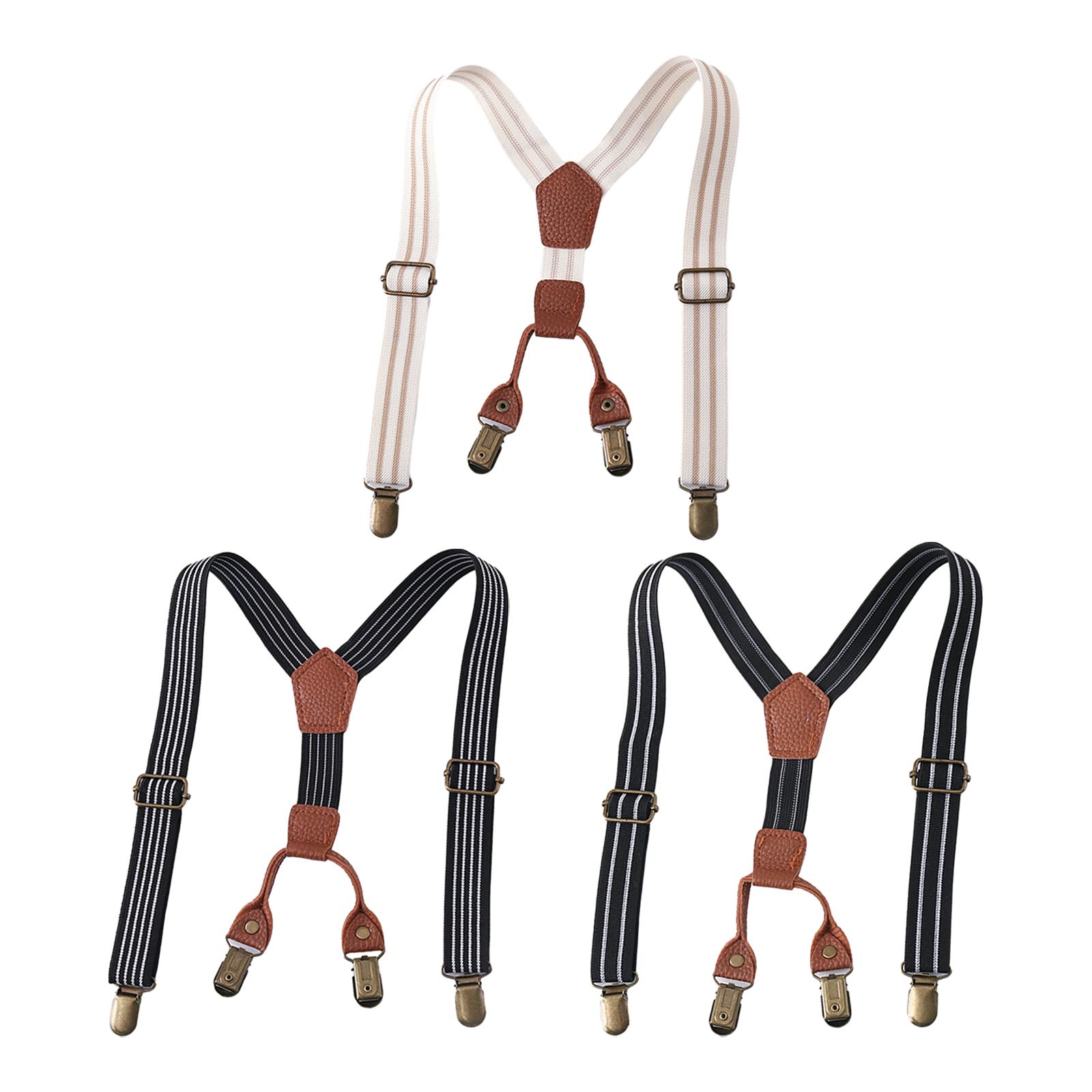 Boys Girls Elastic Suspenders  - Suspender Clip Formal recension och pris