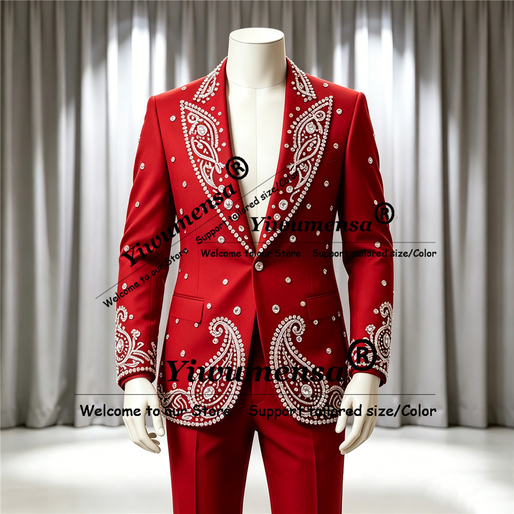 Sparkly Jewelry Stones Ornamen - Men'S Formal Wear Jewelry recension och pris