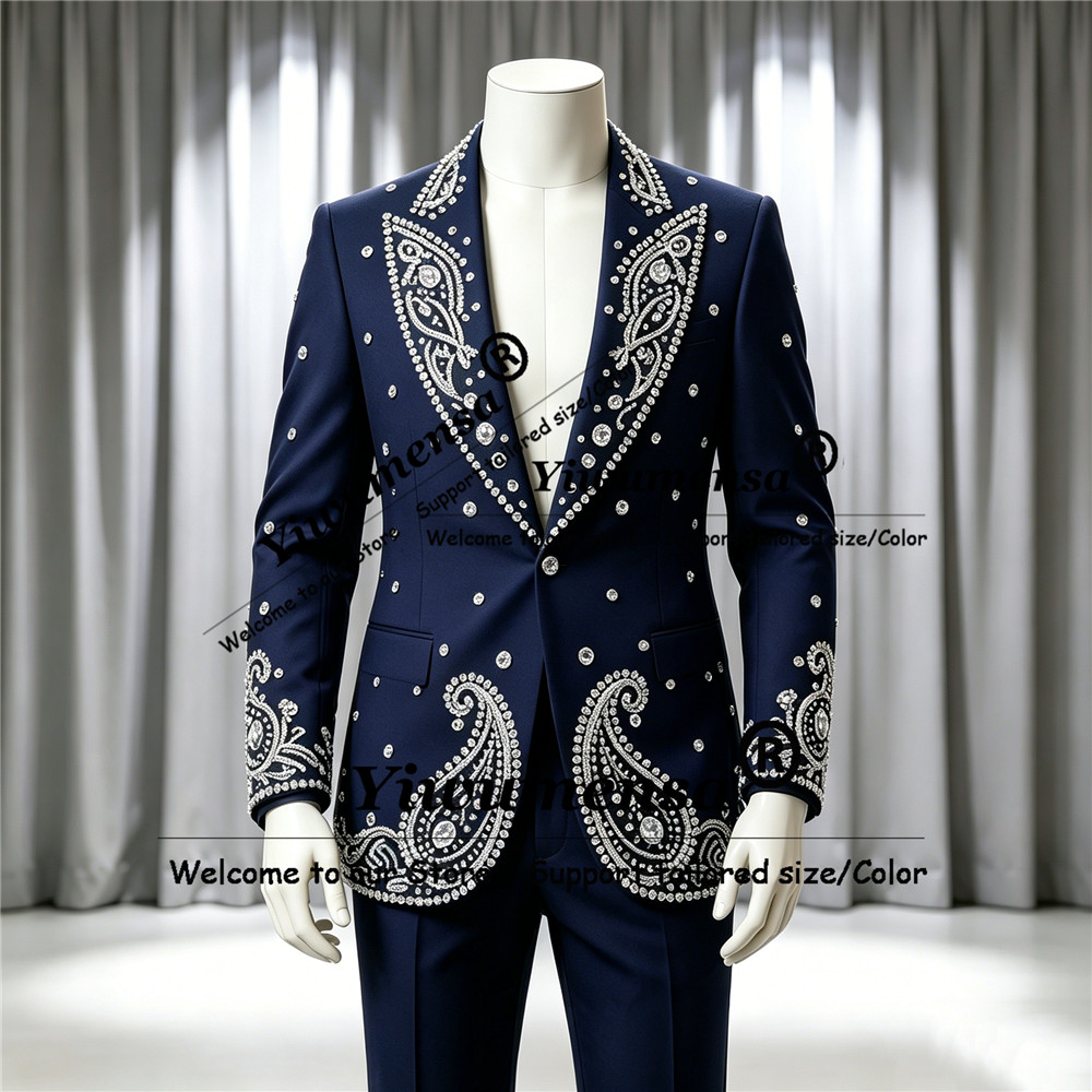 Sparkly Jewelry Stones Ornamen - Men'S Formal Wear Jewelry recension och pris