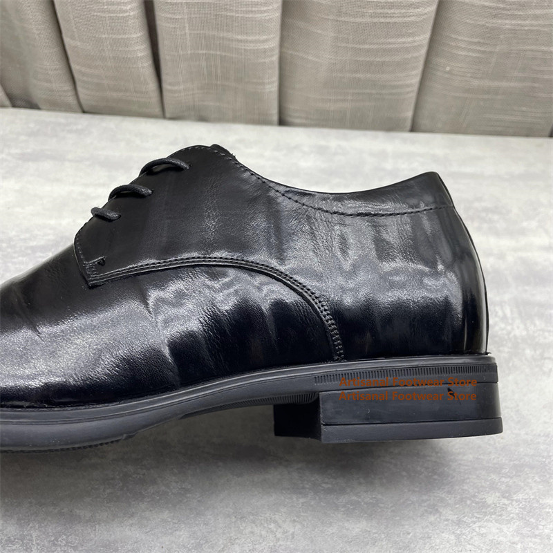 Men's Black Leather Oxford Sho - Formal Men Daily Wear Shoes recension och pris