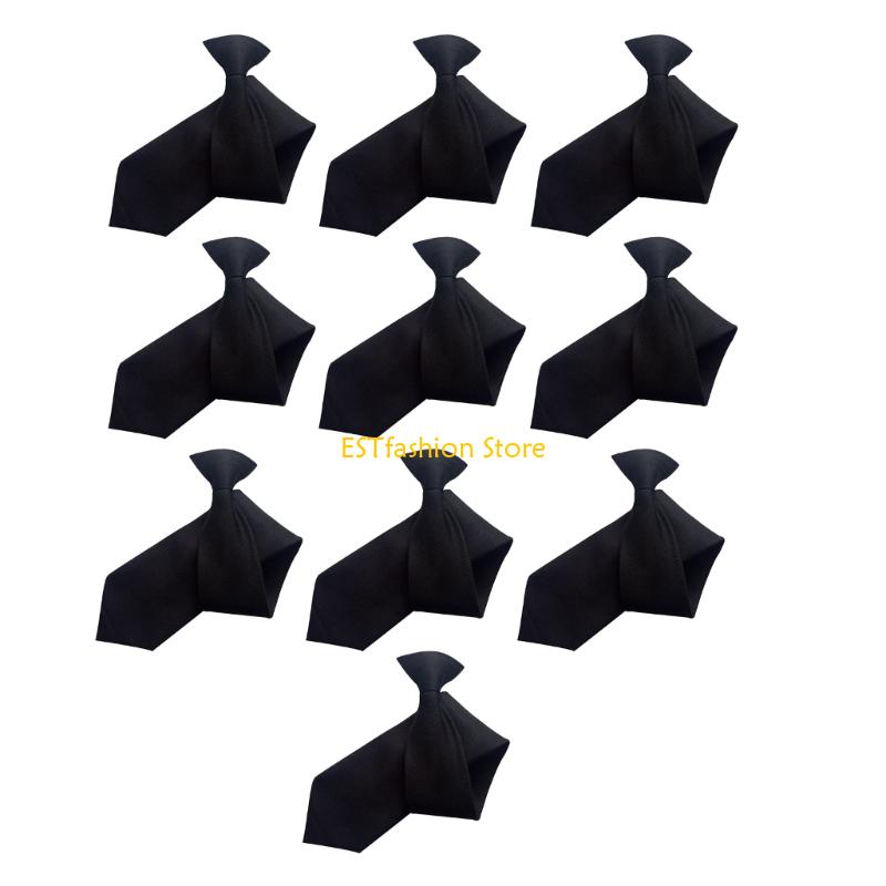 Y5GC 10x PreTied Clip On Tie F - Men'S Formal Wear Bow Ties recension och pris