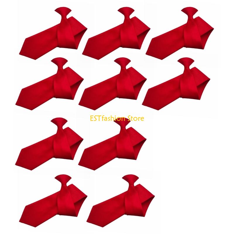 Y5GC 10x PreTied Clip On Tie F - Men'S Formal Wear Bow Ties recension och pris
