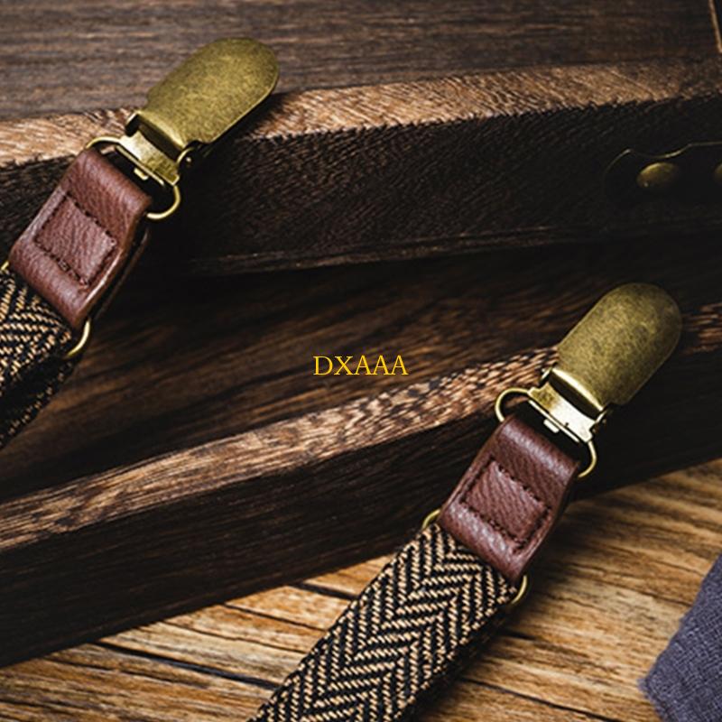 DXAA Men Elastic Suspenders 3  - Suspender Clip Formal recension och pris