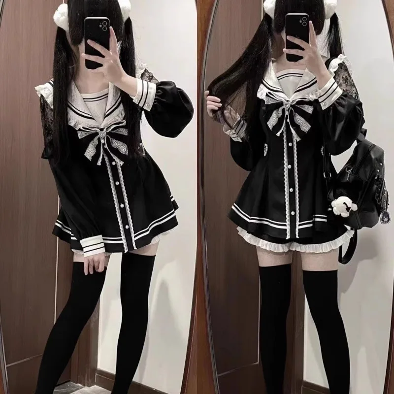 Girls Jirai Kei Cosplay Dress  - Slim Fit Suit Set recension och pris