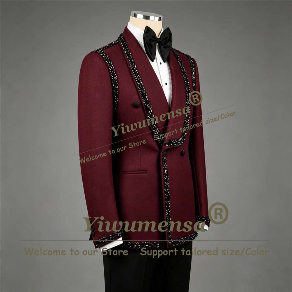 Elegant Men's Suit Black Metal - Men'S Formal Wear Jewelry recension och pris