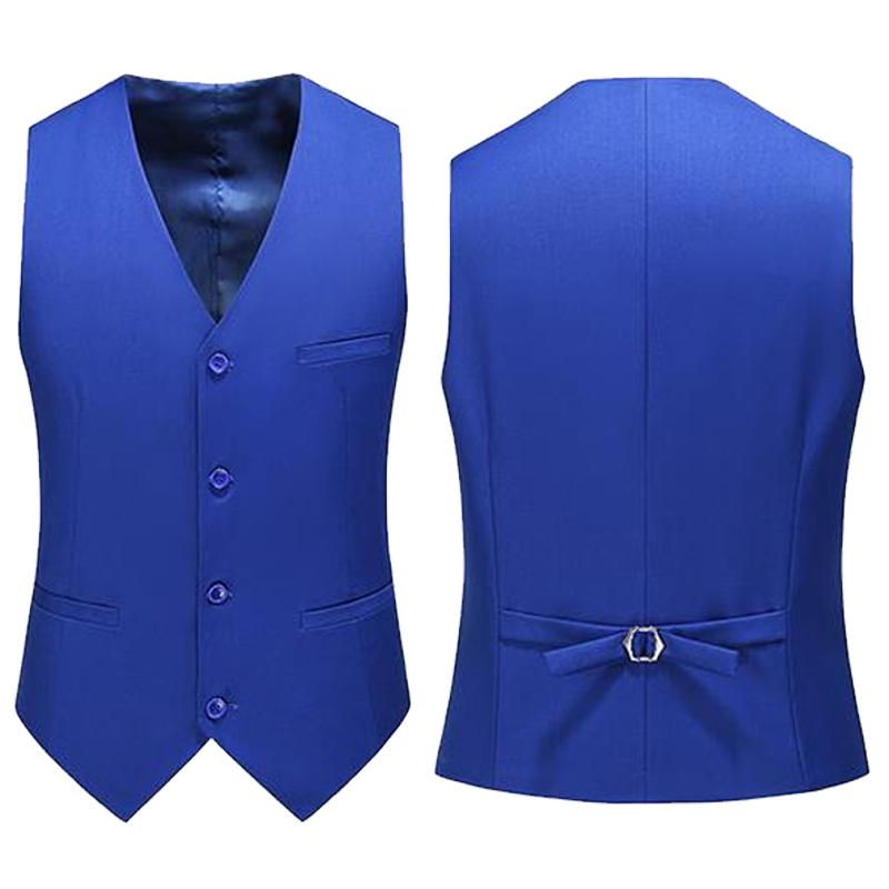 19 Colors Men Vest Solid Color - Men Formal Wear Vest recension och pris