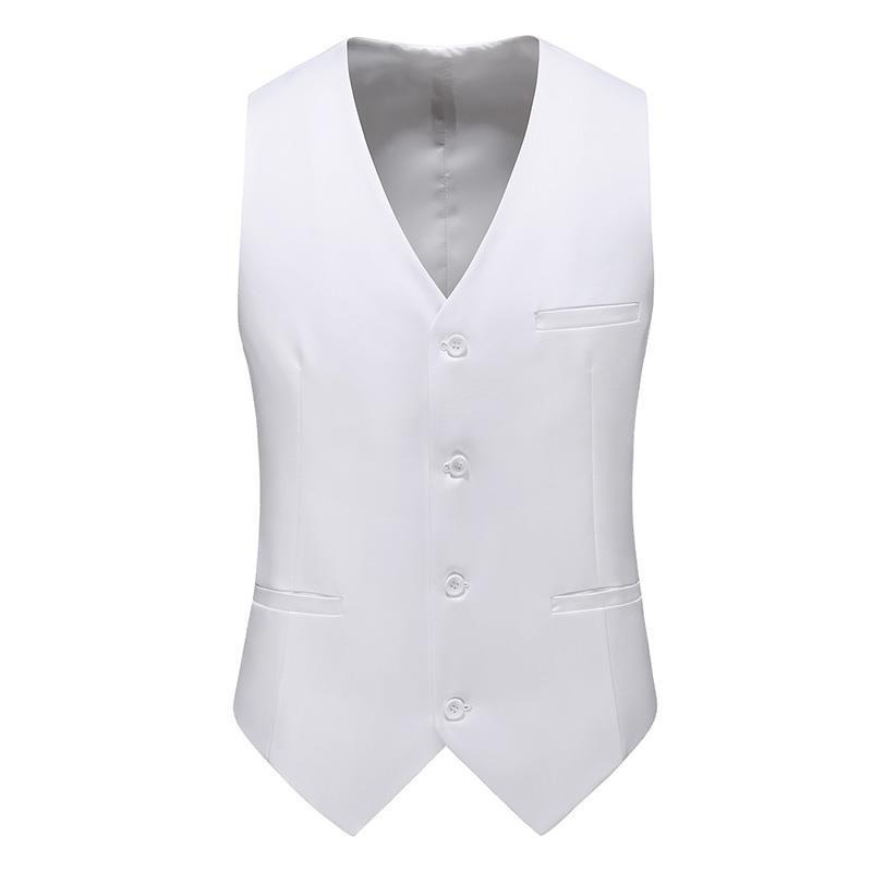 19 Colors Men Vest Solid Color - Men Formal Wear Vest recension och pris