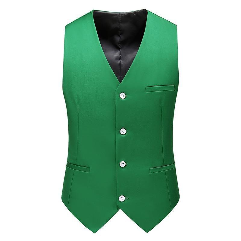19 Colors Men Vest Solid Color - Men Formal Wear Vest recension och pris