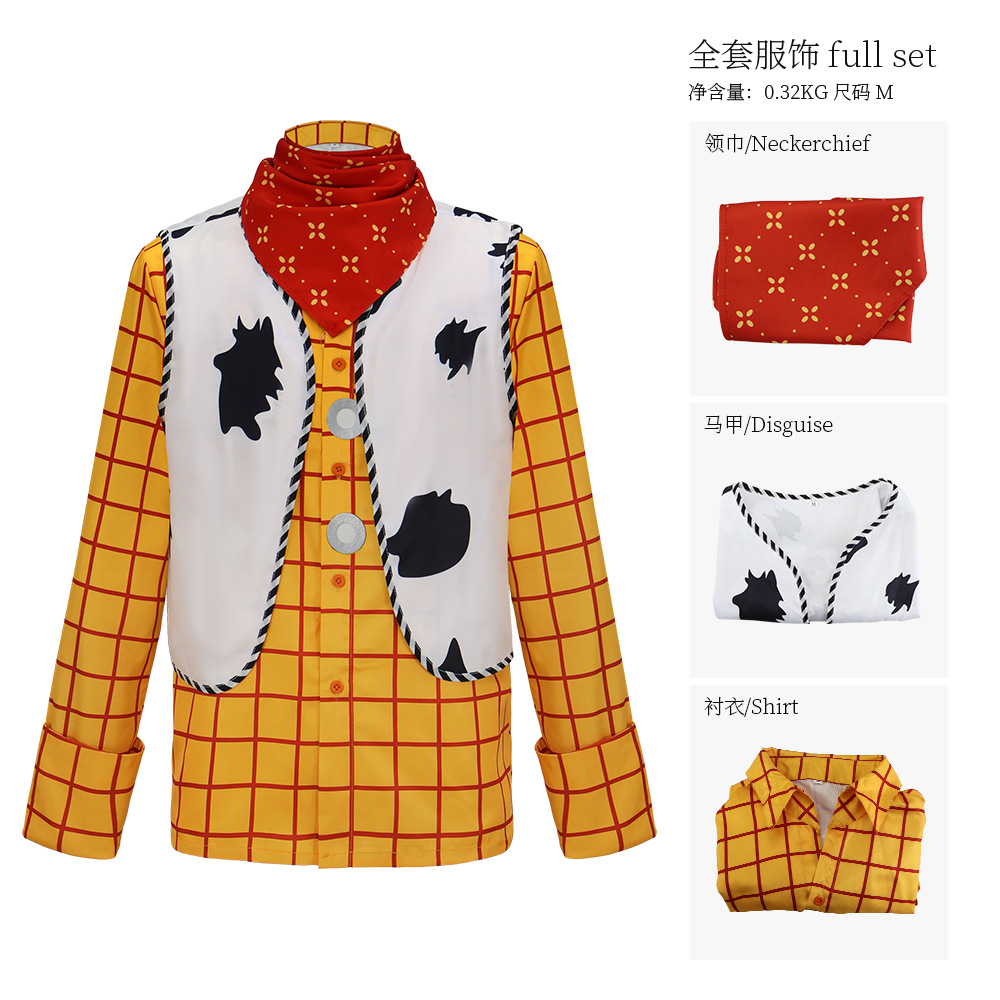 Classic Western Cowboy Cosplay - Men Formal Wear Vest recension och pris
