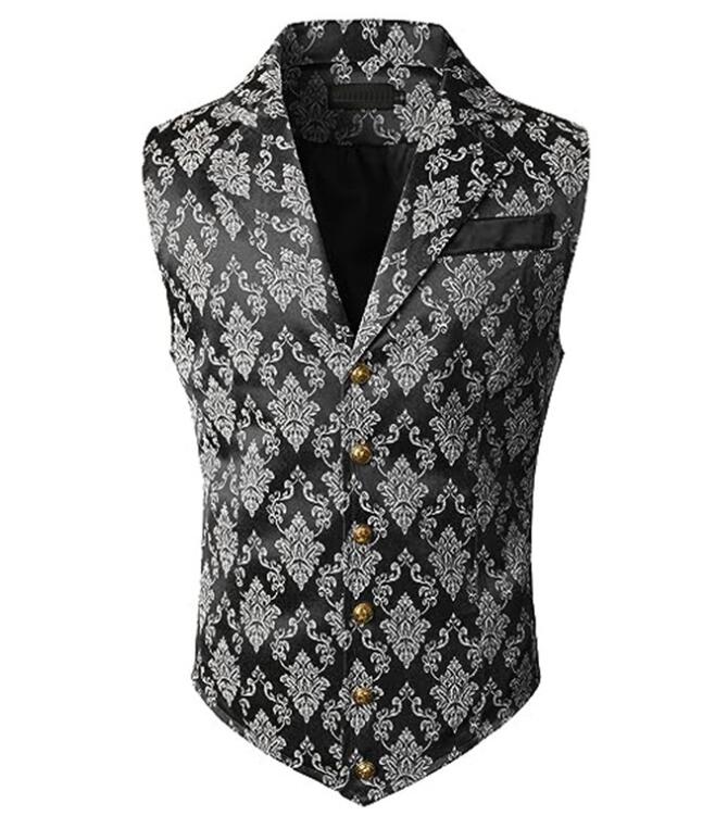 Men Multi Colors Victorian Flo - Formal Vest Waistcoat recension och pris