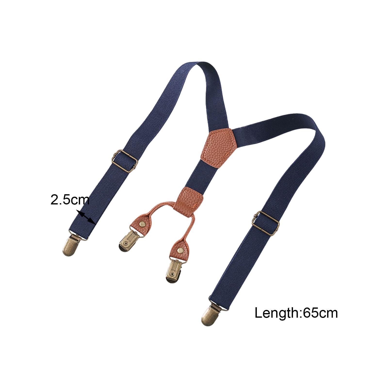 Boys Suspender Solid Color Hea - Suspender Clip Formal recension och pris