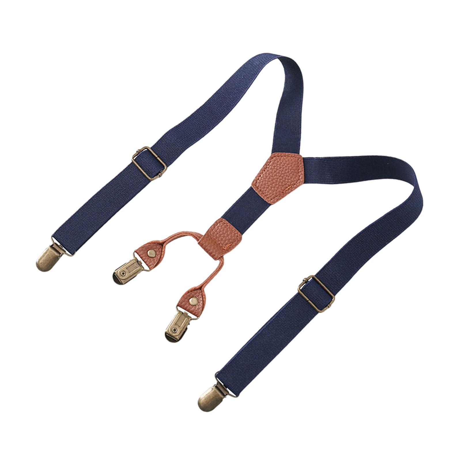 Boys Suspender Solid Color Hea - Suspender Clip Formal recension och pris