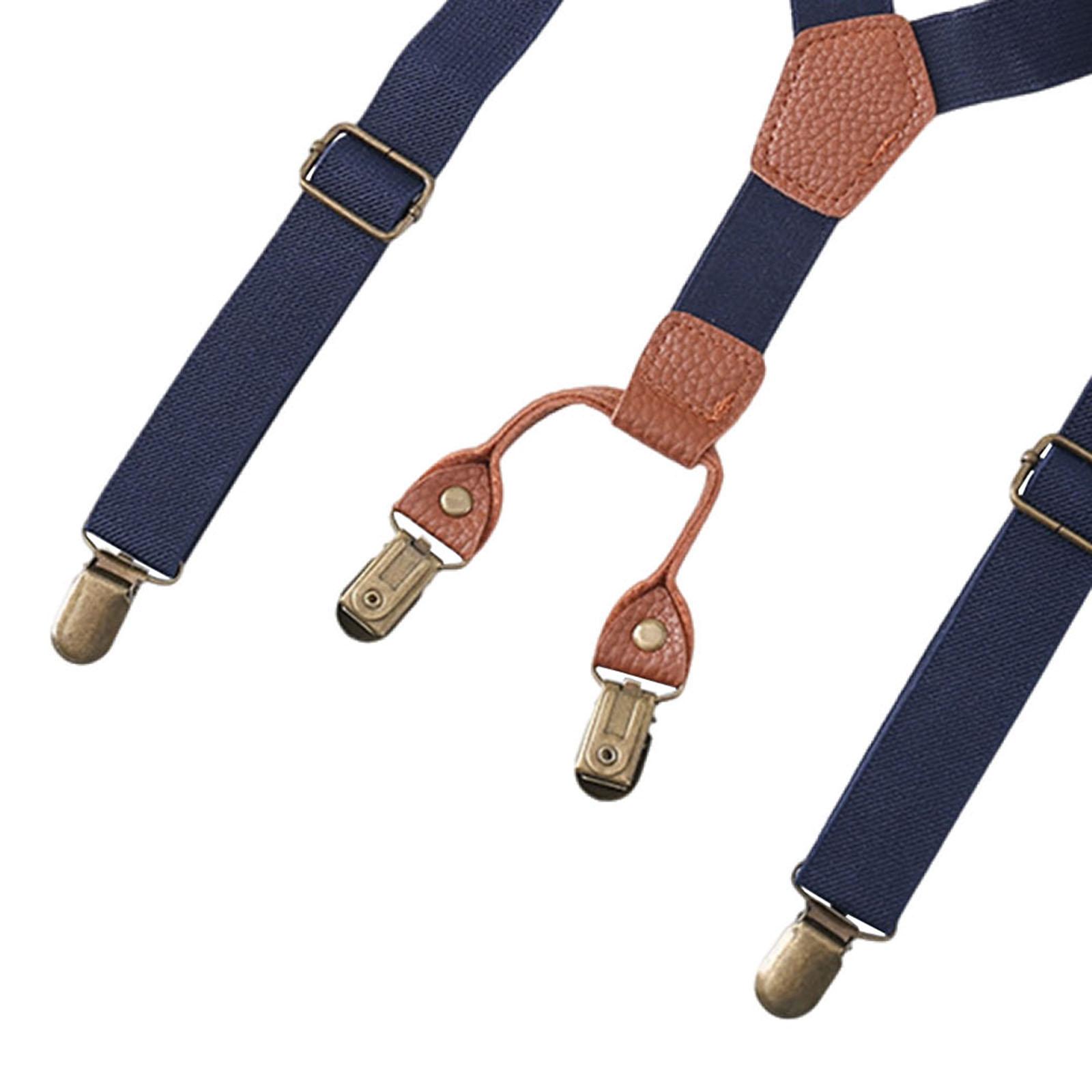 Boys Suspender Solid Color Hea - Suspender Clip Formal recension och pris