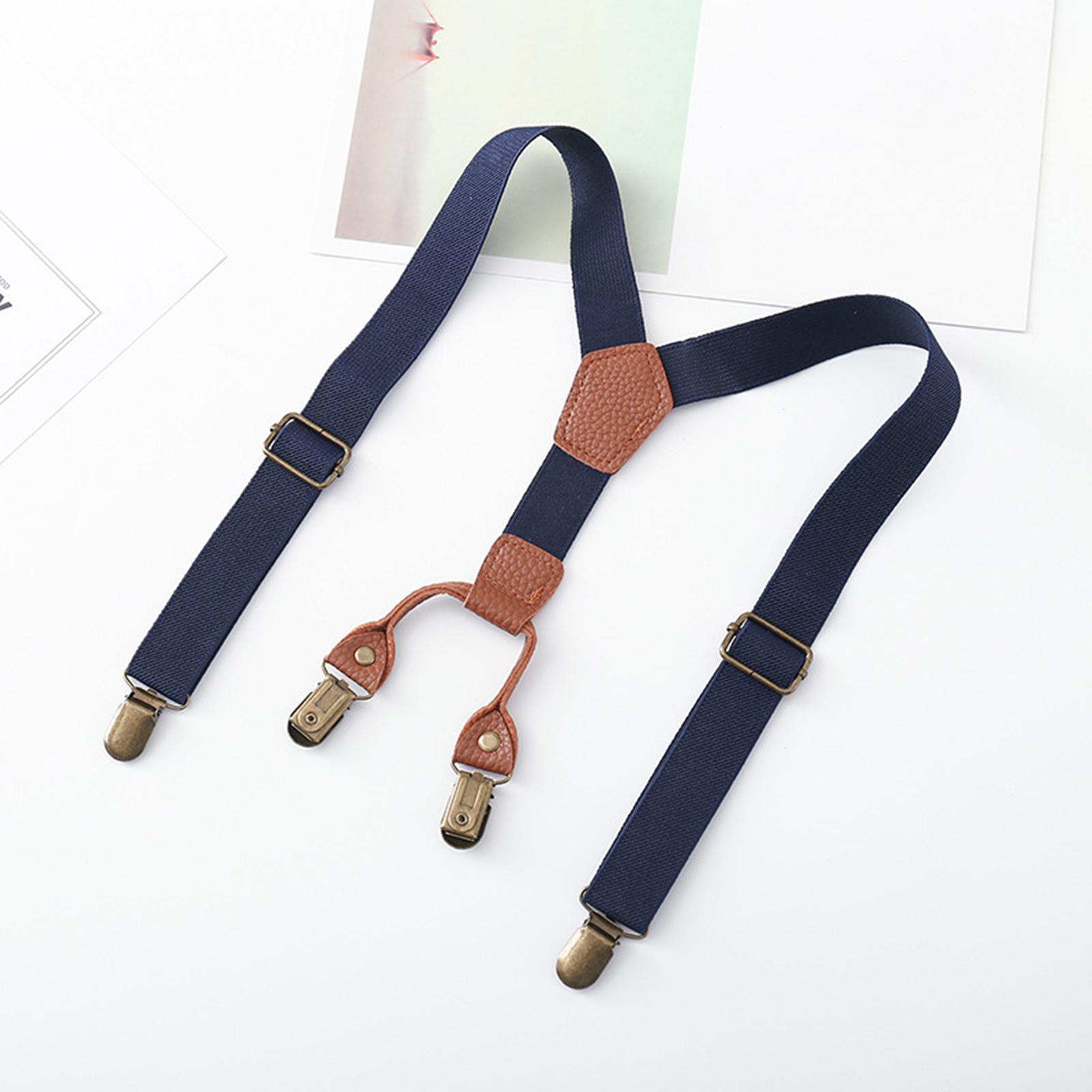Boys Suspender Solid Color Hea - Suspender Clip Formal recension och pris