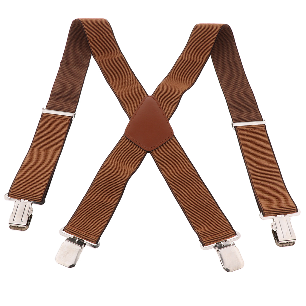 Adjustable Y-back Suspenders f - Suspender Clip Formal recension och pris