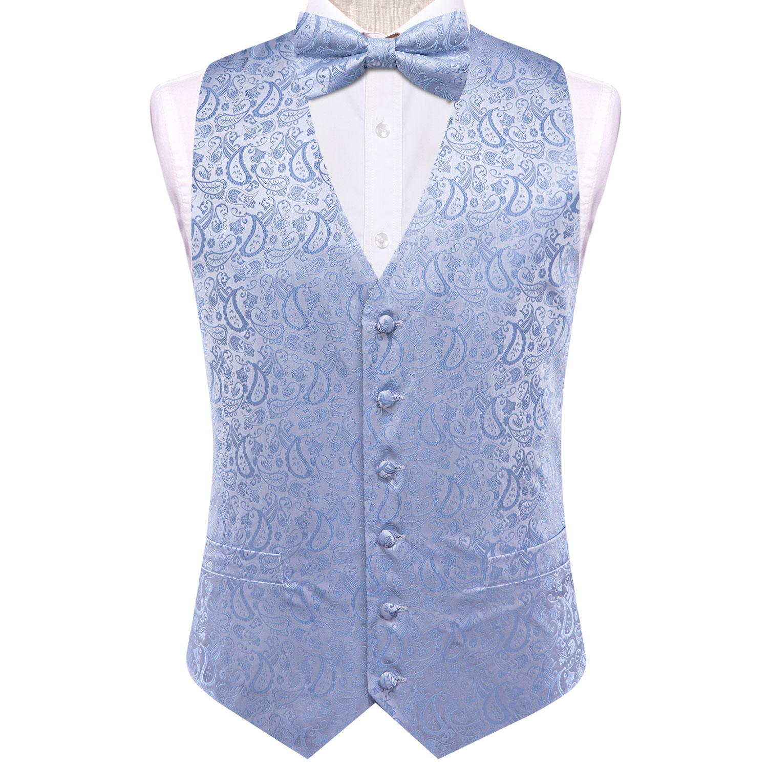 Men's Formal Tuxedo Vest - Pai - Formal Vest Waistcoat recension och pris