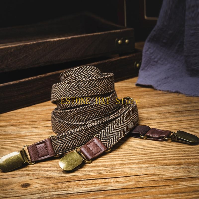 49MF 3 Clip Men Suspenders Ela - Suspender Clip Formal recension och pris