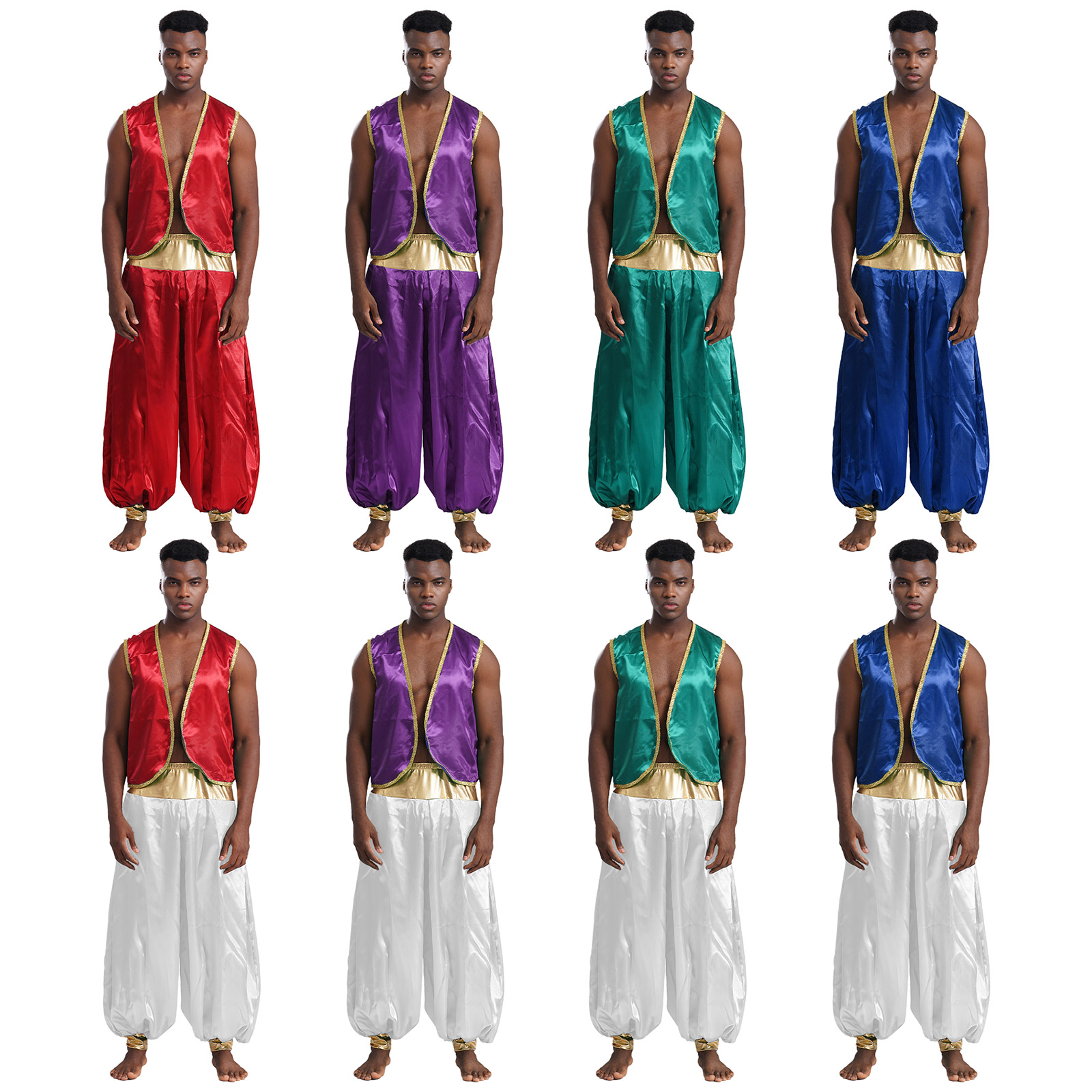 Mens Fantasy Myth Arabian Prin - Men Formal Wear Vest recension och pris