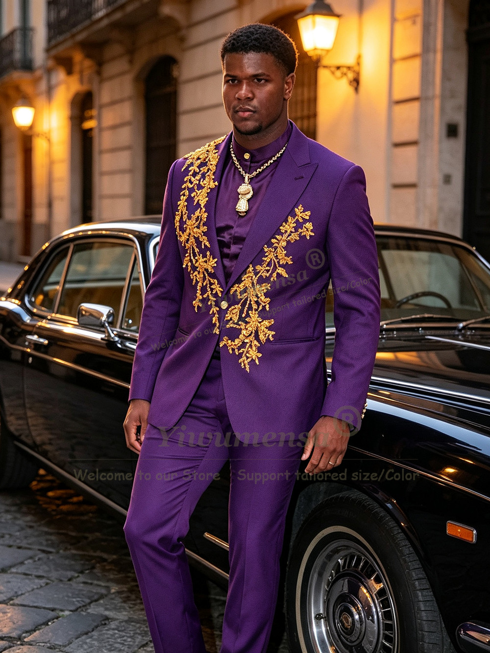 Unique Design Purple Suits Men - Unique Men'S Formal Wear recension och pris