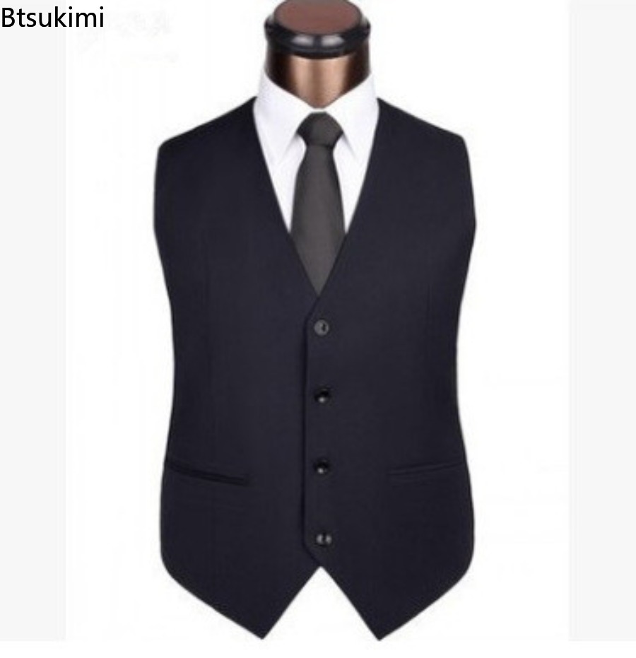 S-6XL Plus Size Men's Korean S - Men Formal Wear Vest recension och pris