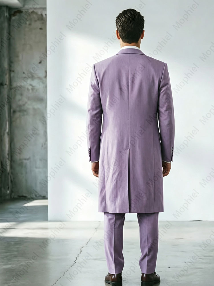 High Quality Long Men's Suits  - Formal Vest Waistcoat recension och pris