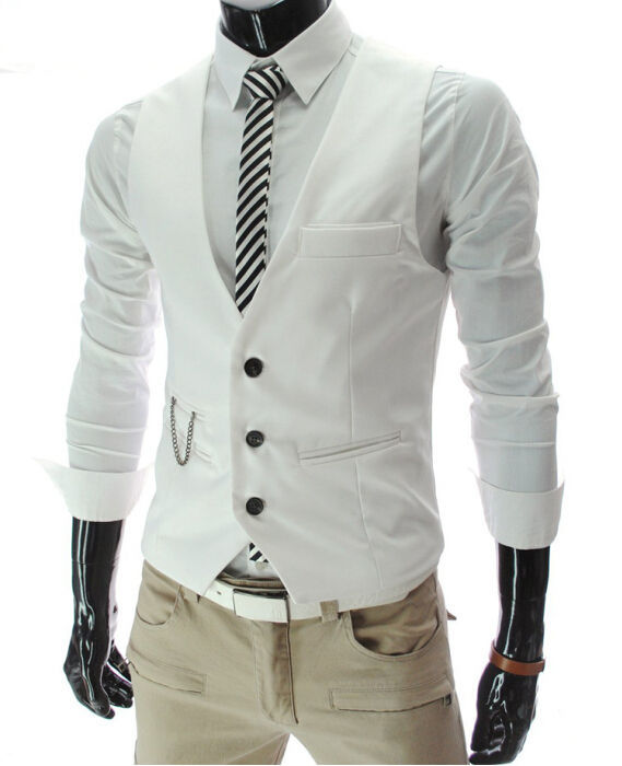2026 New Grey Dress Vests Slim - Men Formal Wear Vest recension och pris