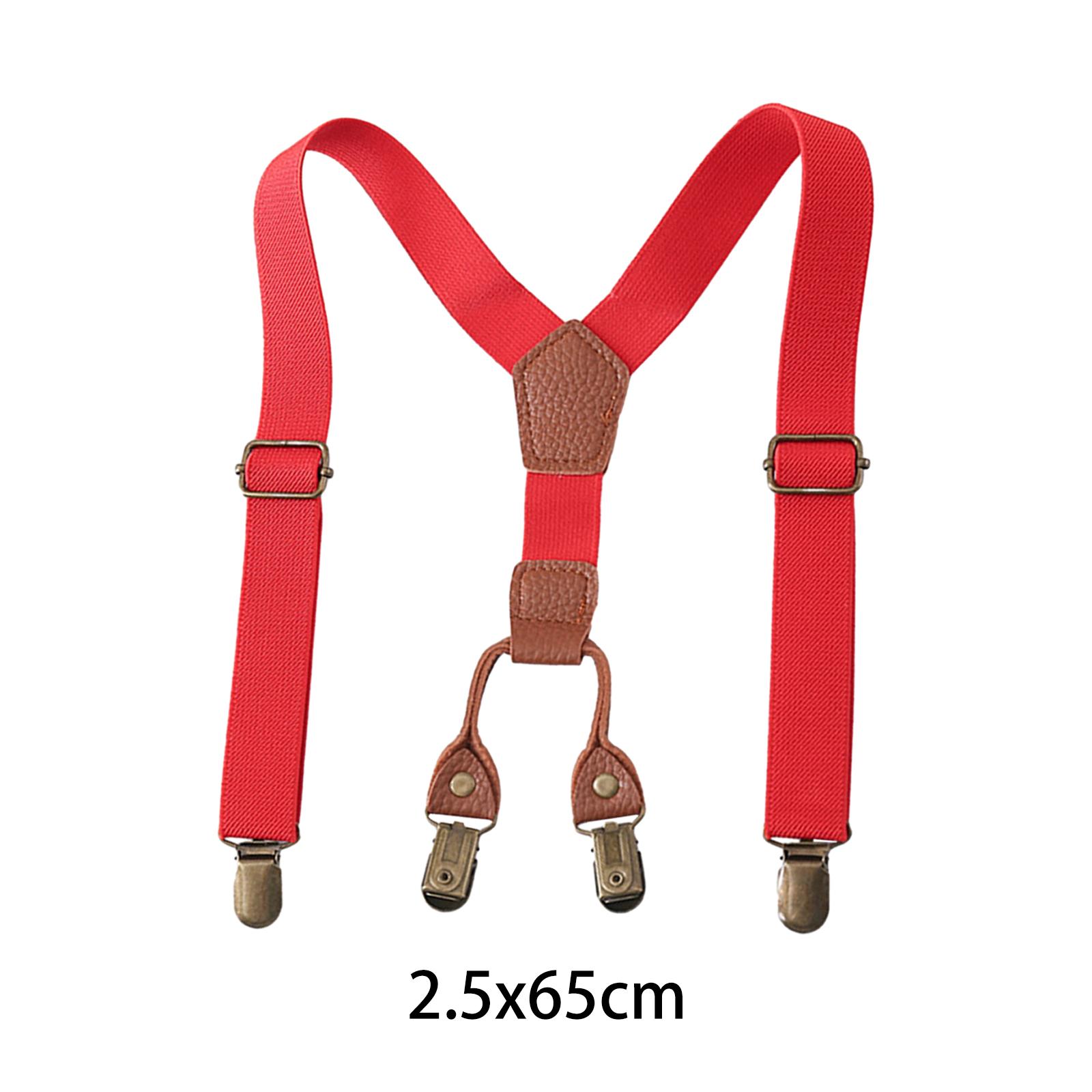 Kids Suspenders Adjustable Str - Suspender Clip Formal recension och pris