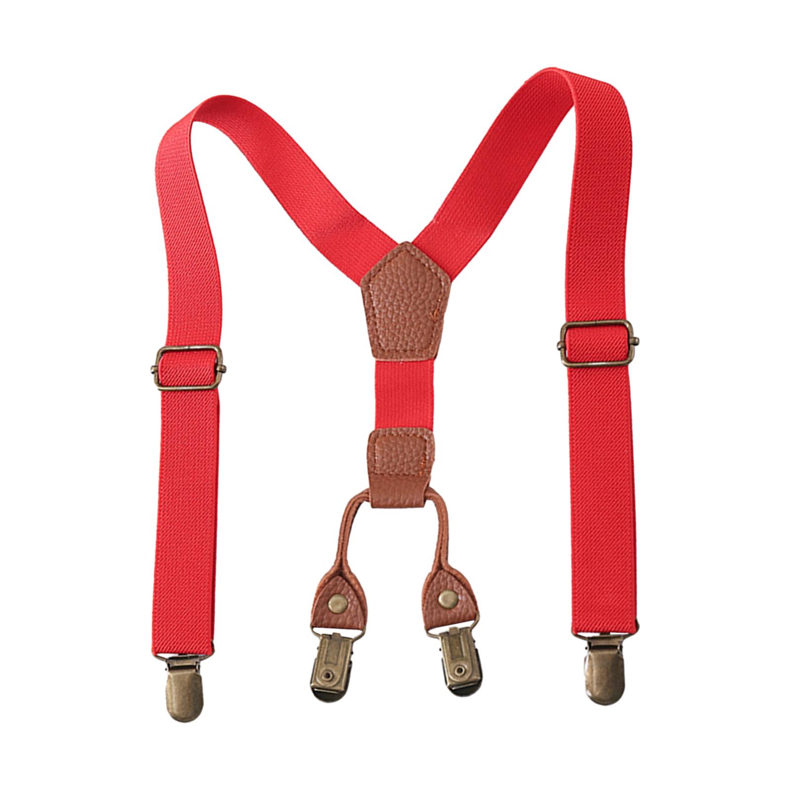 Kids Suspenders Adjustable Str - Suspender Clip Formal recension och pris