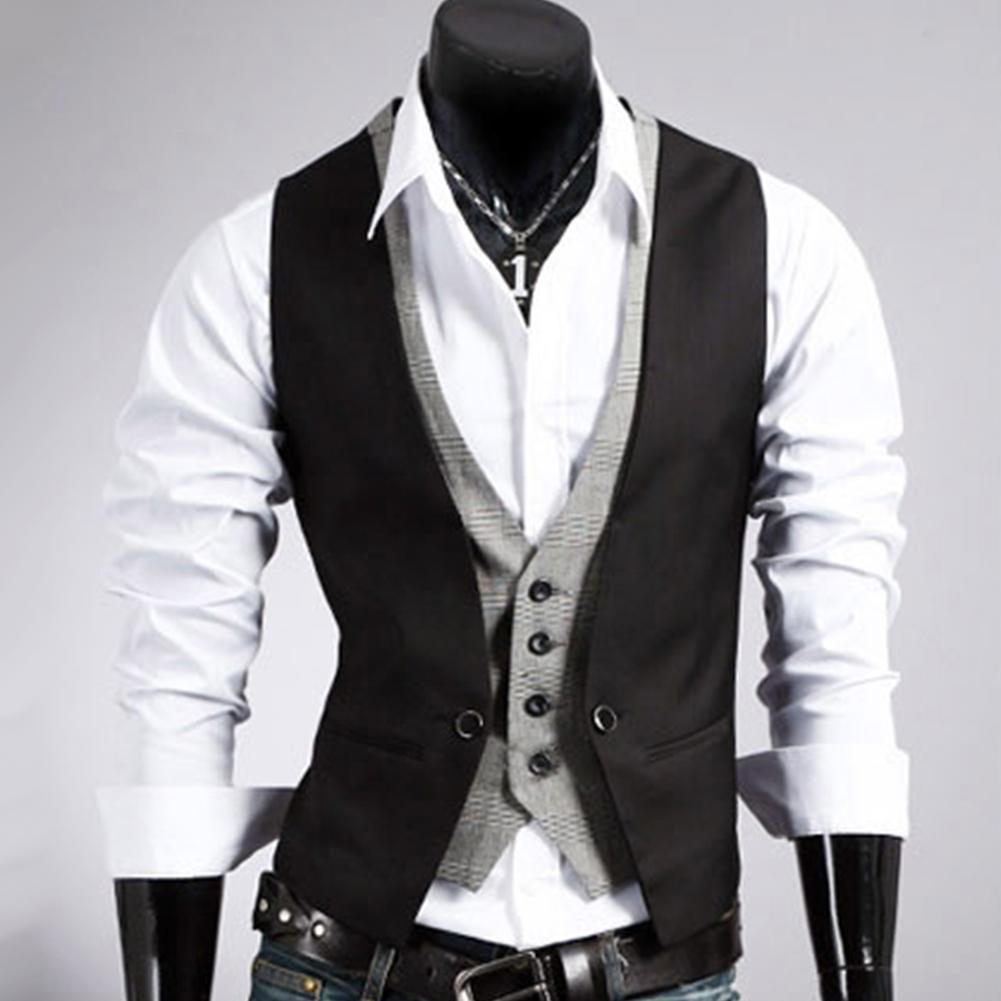 Men Formal Waistcoat Vest Busi - Formal Vest Waistcoat recension och pris