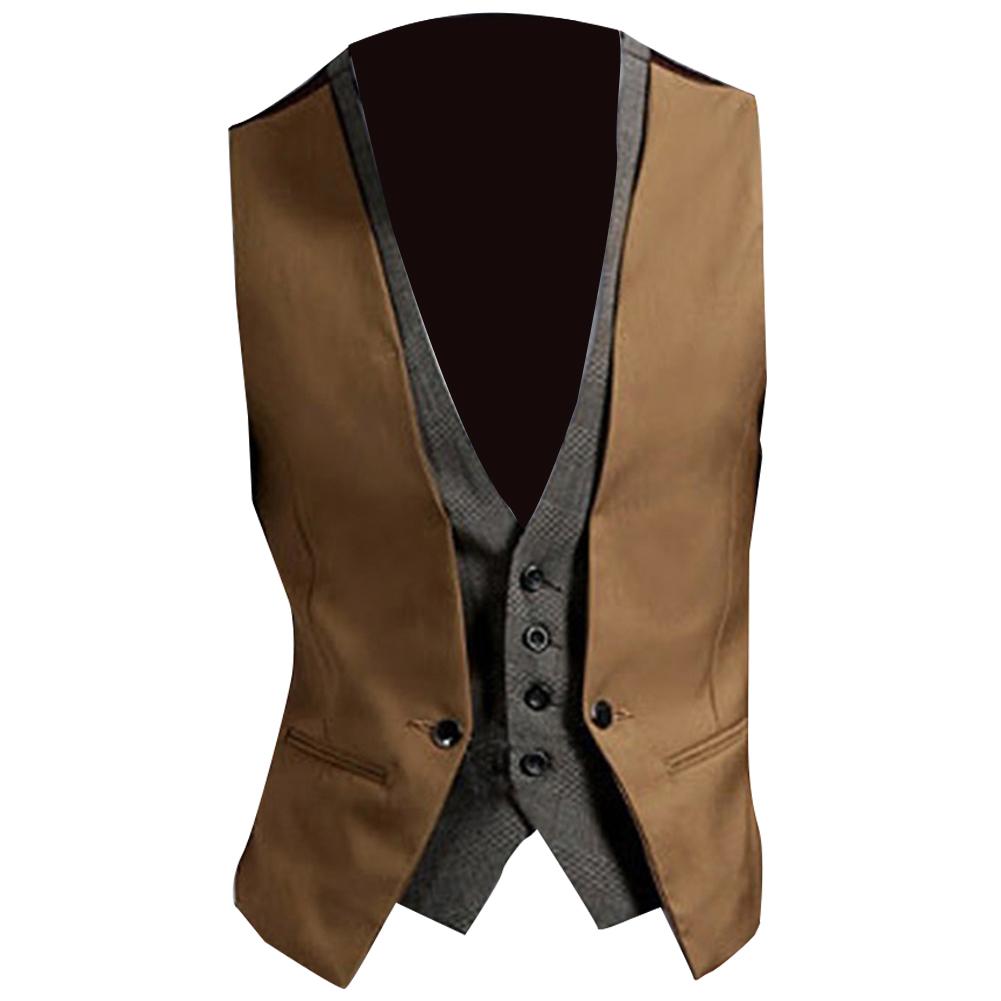 Men Formal Waistcoat Vest Busi - Formal Vest Waistcoat recension och pris