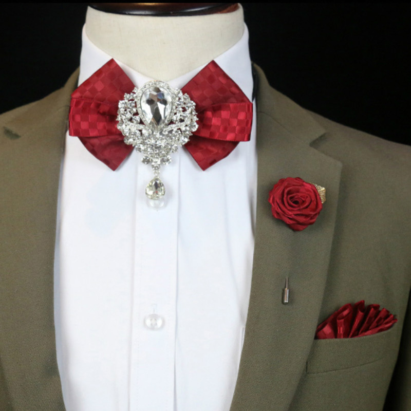 Men's Wedding Rhinestone Bow T - Men'S Formal Wear Bow Ties recension och pris