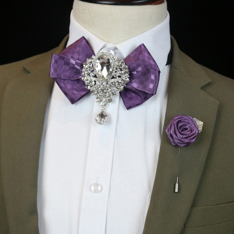 Men's Wedding Rhinestone Bow T - Men'S Formal Wear Bow Ties recension och pris