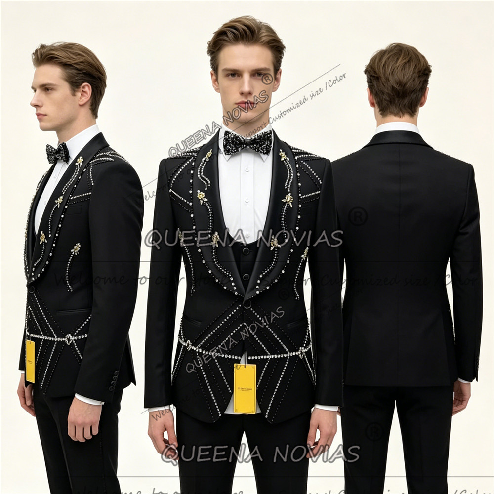 Unique Design Suit Men Slim Fi - Unique Men'S Formal Wear recension och pris