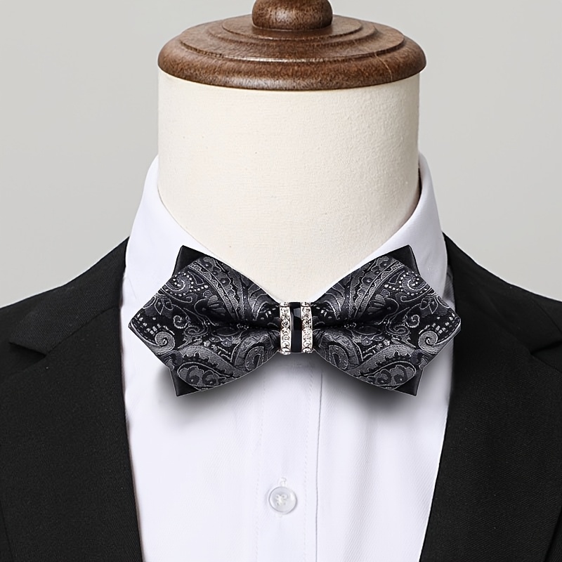 Men's Jacquard Satin Bow Tie w - Men'S Formal Wear Bow Ties recension och pris