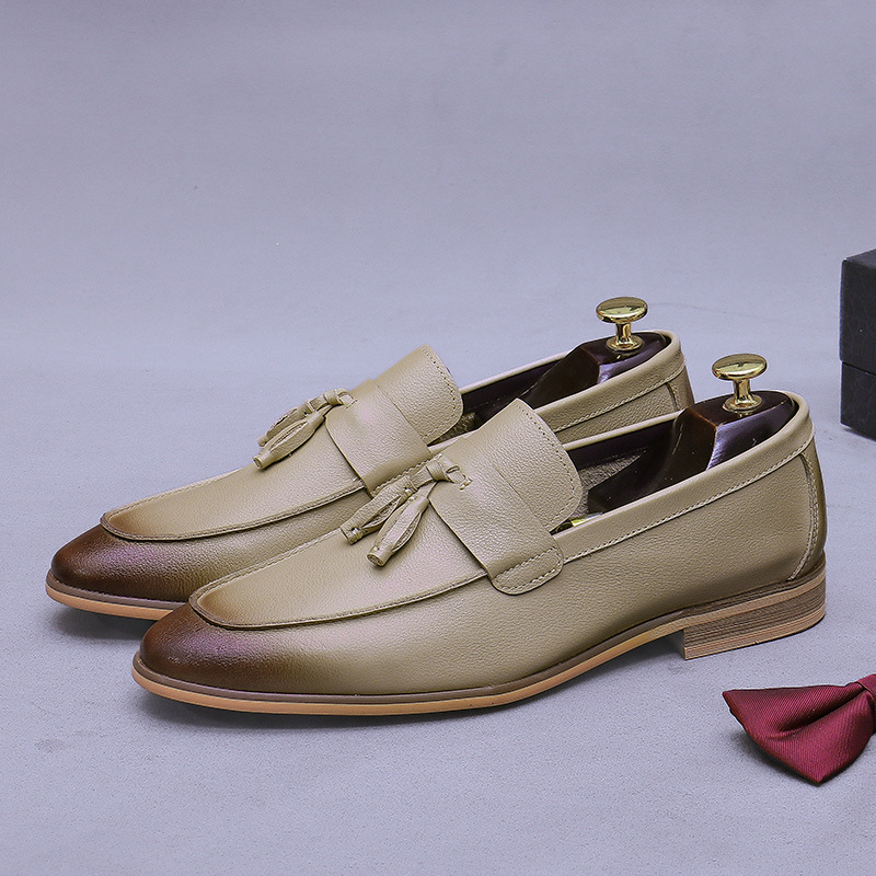 Men Tassel Genuine Leather Loa - Formal Men Daily Wear Shoes recension och pris