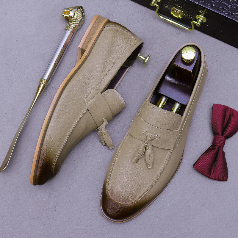 Men Tassel Genuine Leather Loa - Formal Men Daily Wear Shoes recension och pris