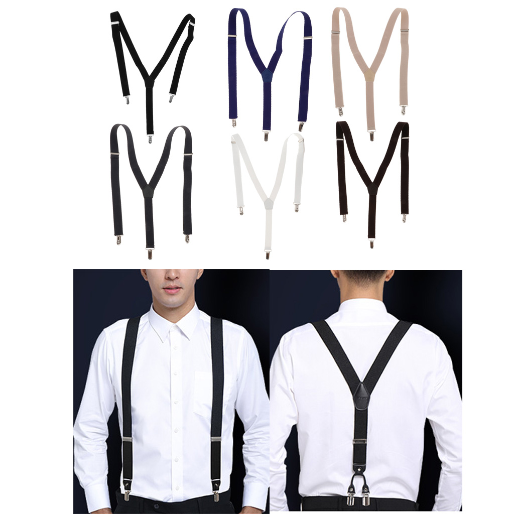Men’s Suspenders Suit Formal E - Suspender Clip Formal recension och pris
