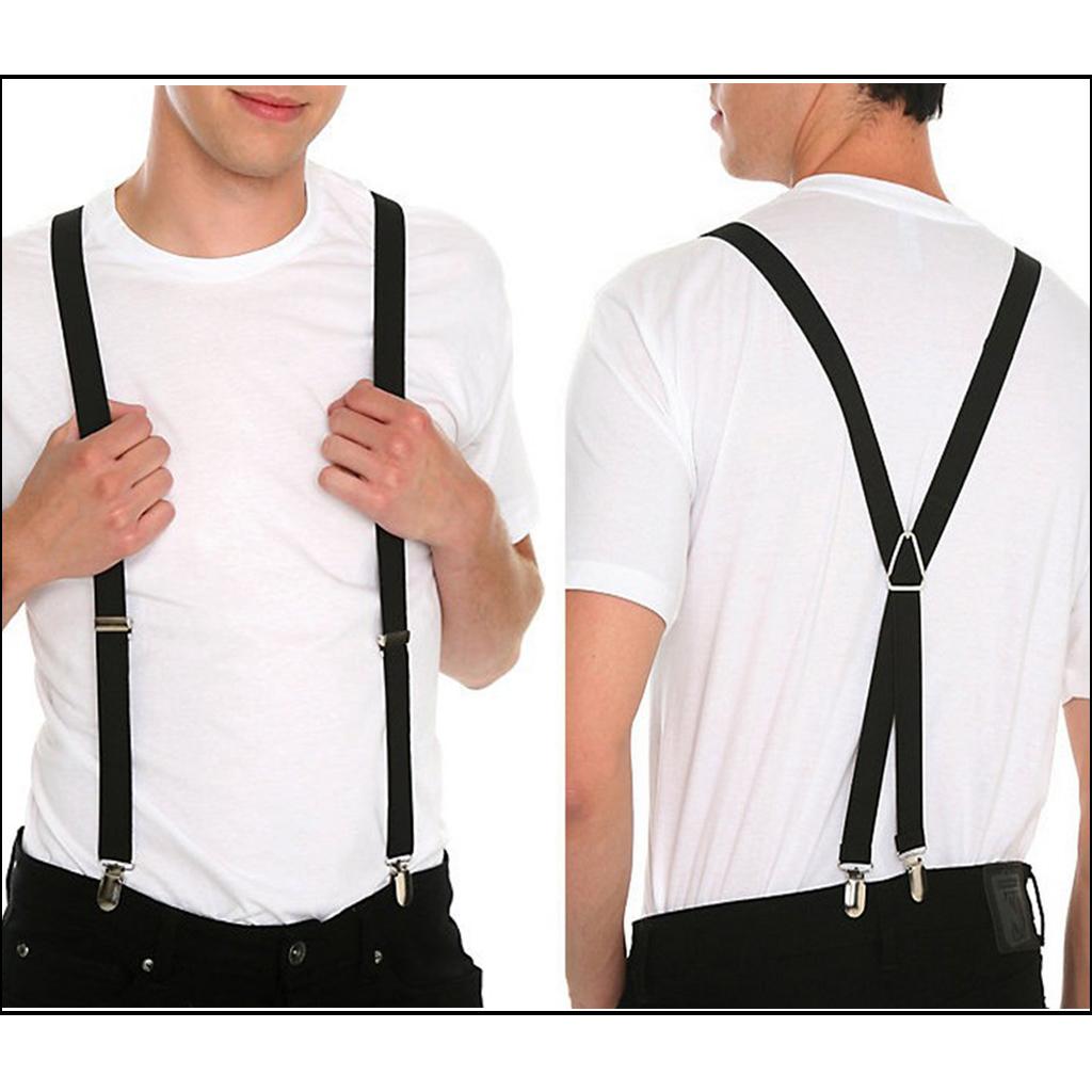 Men Trousers Suspenders Adjust - Suspender Clip Formal recension och pris